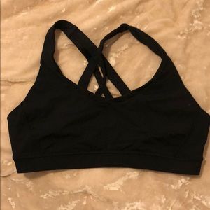 Like new Black Lululemon sports bra